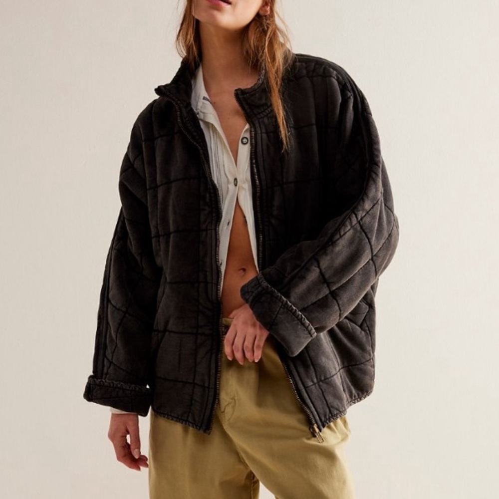 FP Dolman Quilted Jacket by Free People - Picture 1 of 9